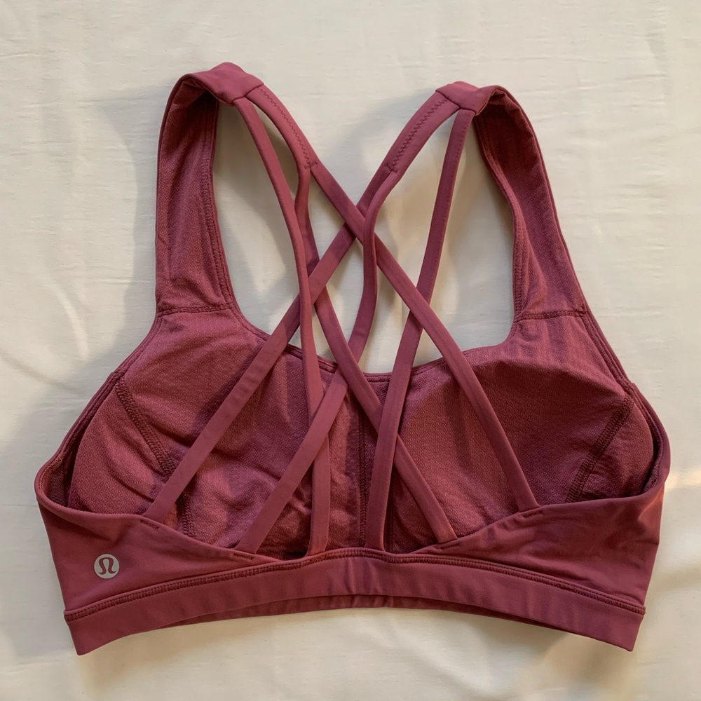 SOLD✖️Lululemon Misty Merlot Free to Be Serene Bra 4 - Picture 2 of 3